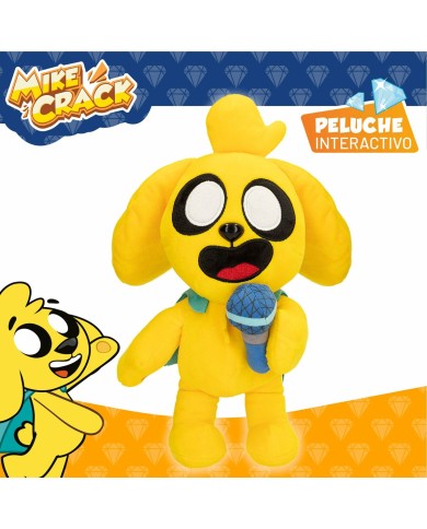 Peluche con Suono Mikecrack Giallo 29 cm Peluche con Suono Mikecrack Giallo 29 cm