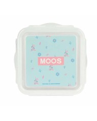 Porta pranzo Moos Garden Turchese 13 x 7,5 x 13 cm