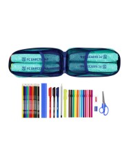 Astuccio Zaino F.C. Barcelona Turchese 12 x 23 x 5 cm 33 Pezzi Astuccio Zaino F.C. Barcelona Turchese 12 x 23 x 5 cm 33 Pezzi