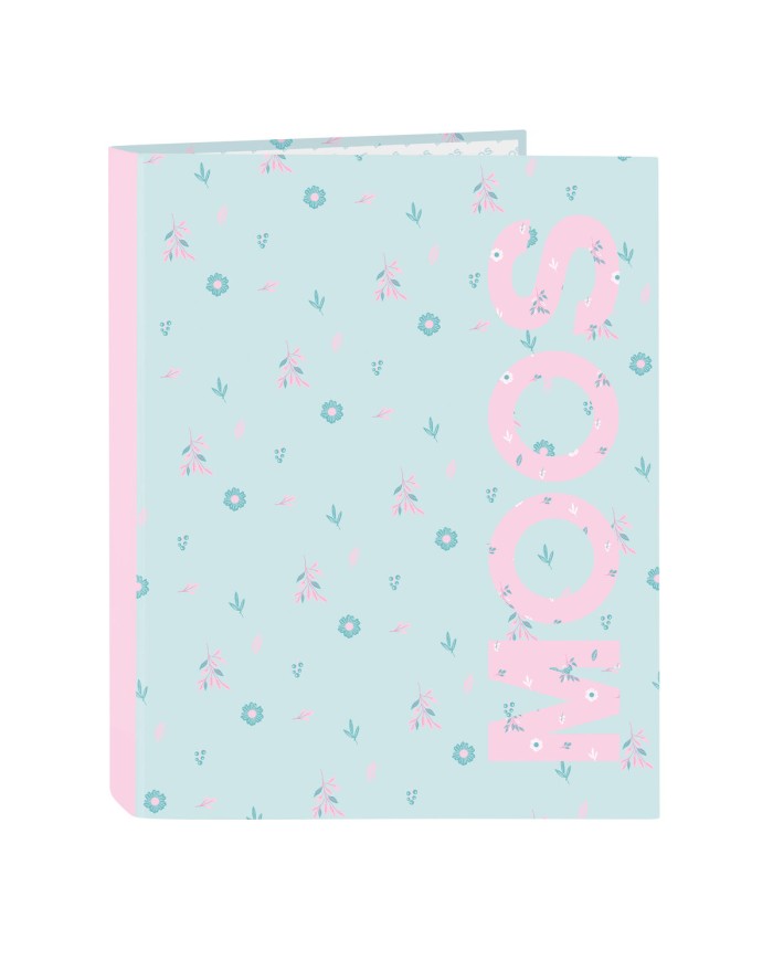 Raccoglitore ad anelli Moos Garden Turchese 26,5 x 33 x 4 cm