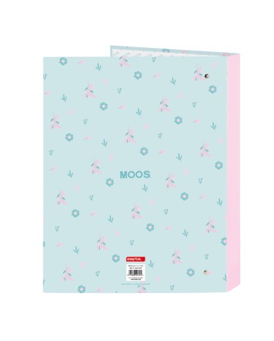 Raccoglitore ad anelli Moos Garden Turchese 26,5 x 33 x 4 cm Raccoglitore ad anelli Moos Garden Turchese 26,5 x 33 x 4 cm