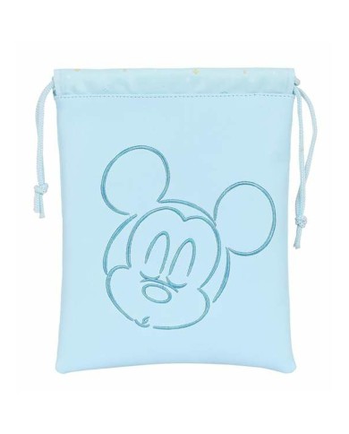 Cestino per la Merenda Mickey Mouse Baby Azzurro Chiaro Poliuretano 20 x 25 cm