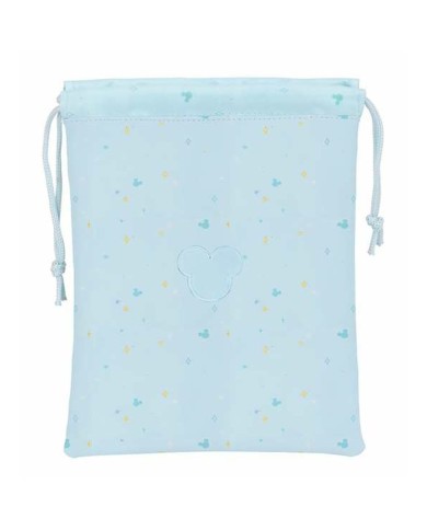 Cestino per la Merenda Mickey Mouse Baby Azzurro Chiaro Poliuretano 20 x 25 cm