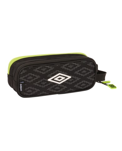 Portaoggetti Doppio Umbro Lima Nero 21 x 8 x 6 cm