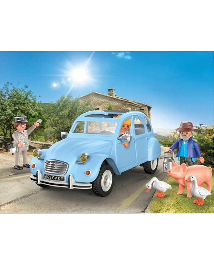 Playset di Veicoli Playmobil Azzurro Macchina 57 Pezzi