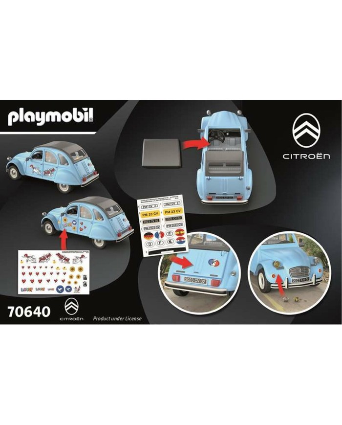 Playset di Veicoli Playmobil Azzurro Macchina 57 Pezzi
