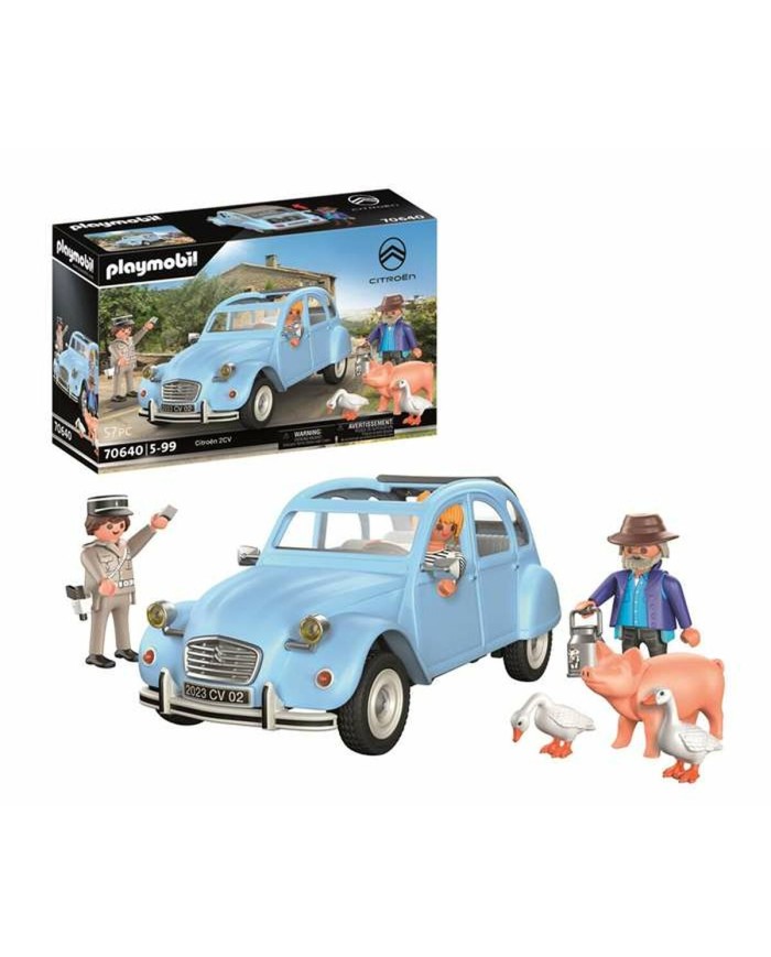 Playset di Veicoli Playmobil Azzurro Macchina 57 Pezzi