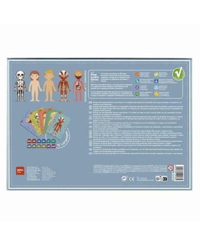 Puzzle Apli 19438 35 x 75 x 24 cm Corpo umano 240 Pezzi Puzzle Apli 19438 35 x 75 x 24 cm Corpo umano 240 Pezzi