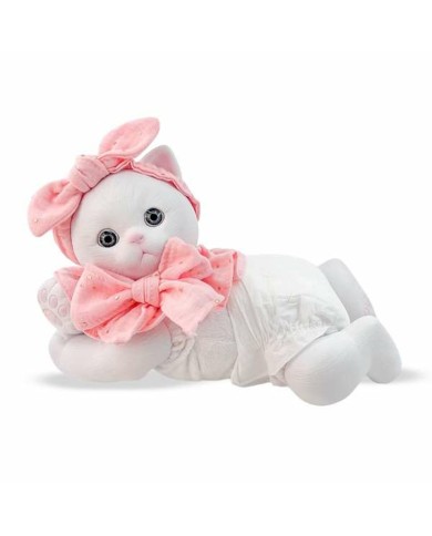 Peluche Berjuan Anireal Bianco Gatto 35 cm Peluche Berjuan Anireal Bianco Gatto 35 cm