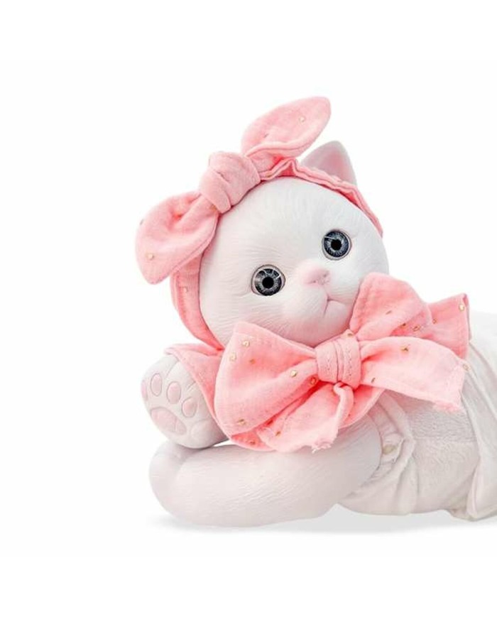 Peluche Berjuan Anireal Bianco Gatto 35 cm