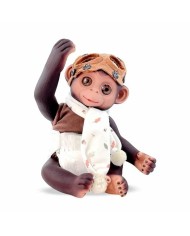 Bambolotto Neonato Berjuan Anireal 35 cm Aviatore Scimmia