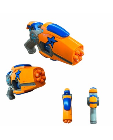Pistola a Freccette Bizak Slugterra Eli'S Megamorph Blaster Arancio Pistola a Freccette Bizak Slugterra Eli'S Megamorph Blaster Arancio