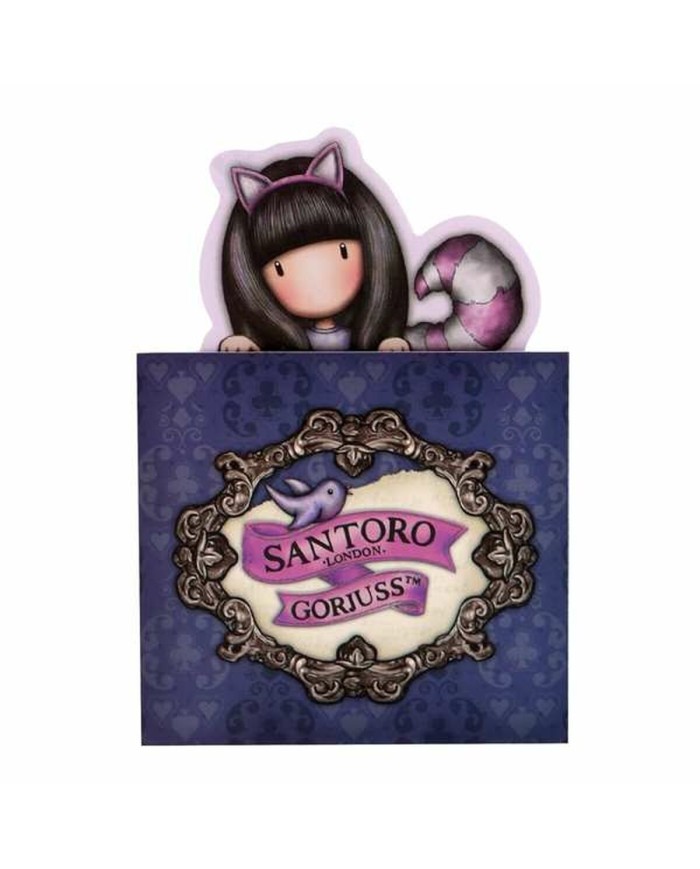 Block Notes Safta Cheshire cat Azzurro Viola Block Notes Safta Cheshire cat Azzurro Viola