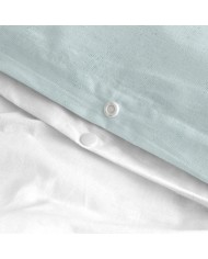 Copripiumino HappyFriday Blanc Foliage Mint Multicolore 140 x 200 cm