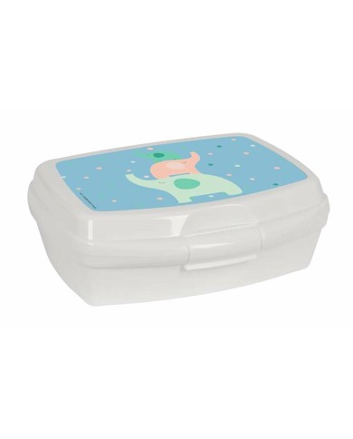 Contenitore per Sandwich Safta Elefantes Menta Poliuretano 17 x 6 x 14 cm