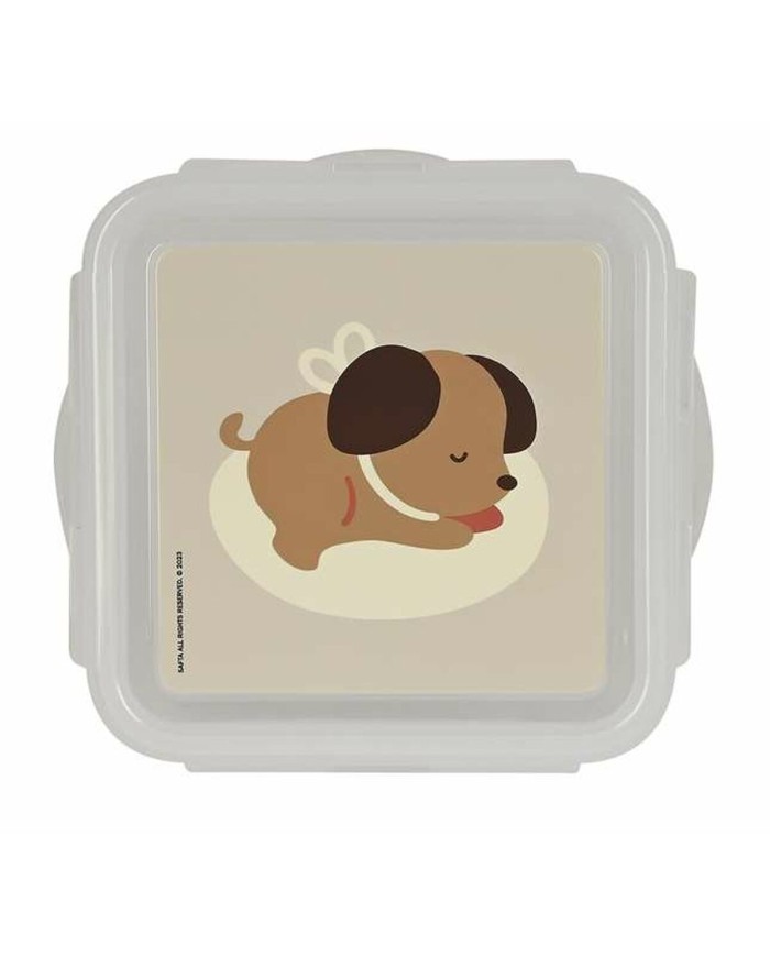 Porta pranzo Safta Puppy Beige Poliuretano 13 x 7,5 x 13 cm Porta pranzo Safta Puppy Beige Poliuretano 13 x 7,5 x 13 cm