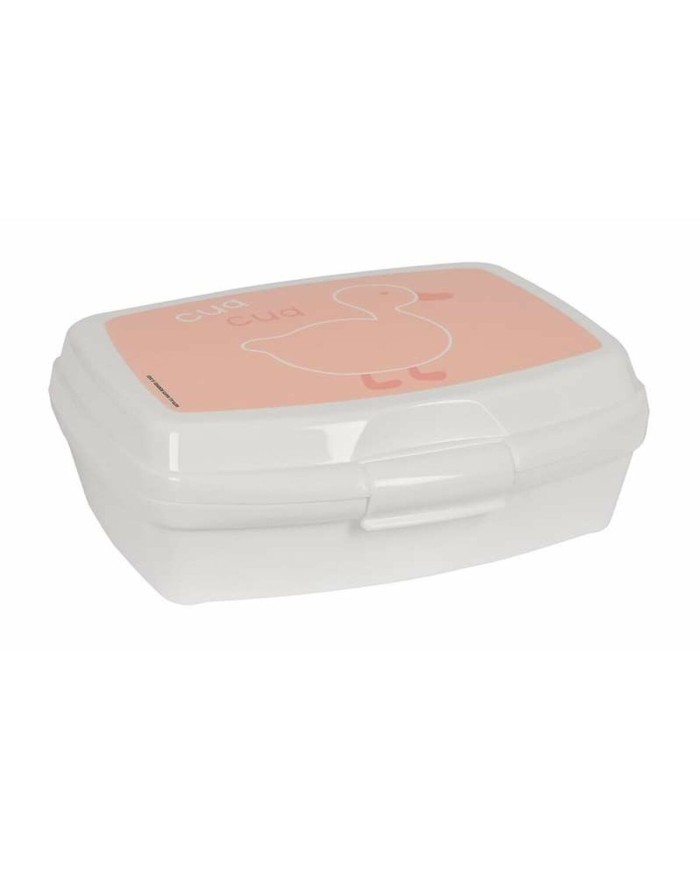 Contenitore per Sandwich Safta Patito Rosa Poliuretano 17 x 6 x 14 cm Contenitore per Sandwich Safta Patito Rosa Poliuretano 17 x 6 x 14 cm