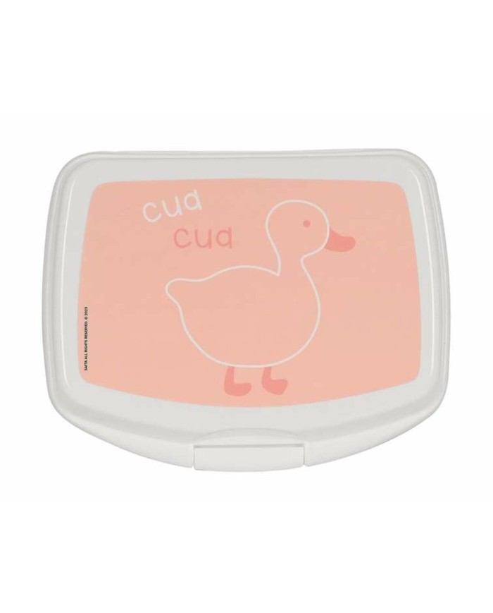 Contenitore per Sandwich Safta Patito Rosa Poliuretano 17 x 6 x 14 cm Contenitore per Sandwich Safta Patito Rosa Poliuretano 17 x 6 x 14 cm