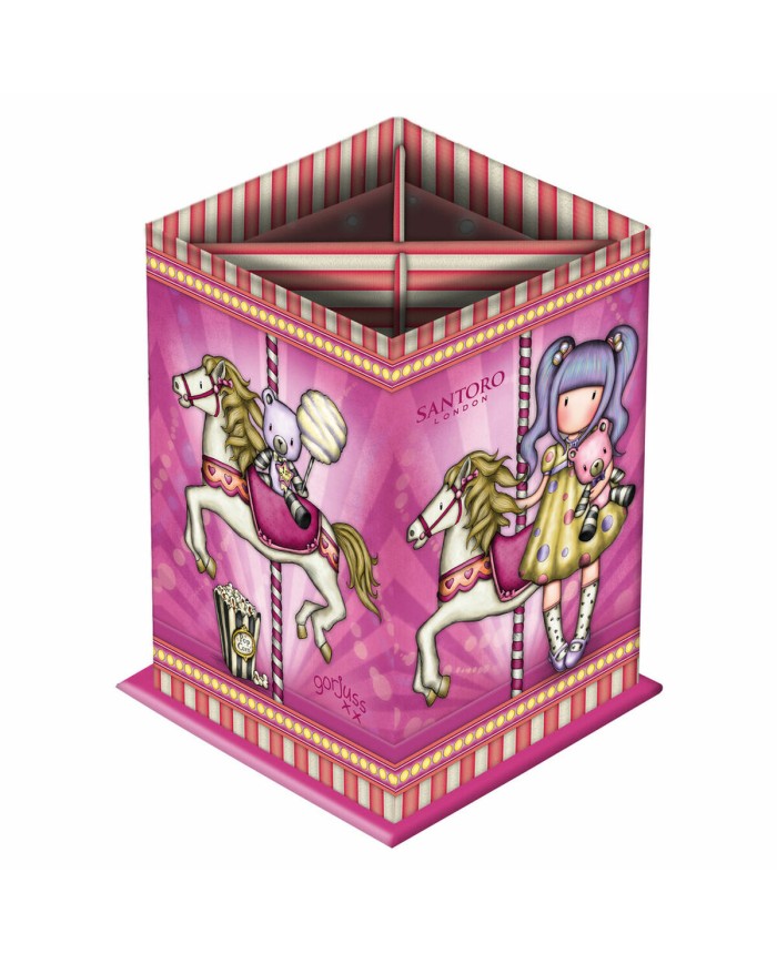 Portapenne Safta Carousel Rosa Portapenne Safta Carousel Rosa