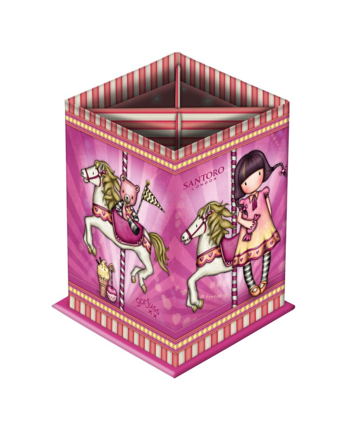 Portapenne Safta Carousel Rosa Portapenne Safta Carousel Rosa