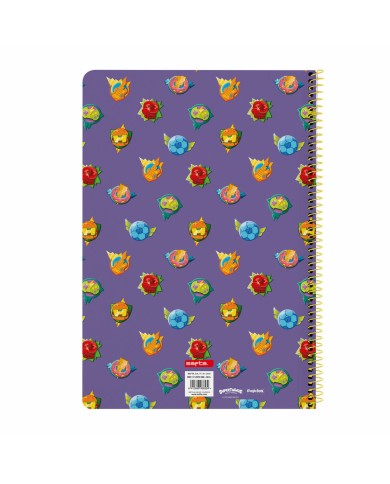 Quaderno con Anelli SuperThings Guardians of Kazoom Viola 21,5 x 31 x 1 cm Quaderno con Anelli SuperThings Guardians of Kazoom Viola 21,5 x 31 x 1 cm