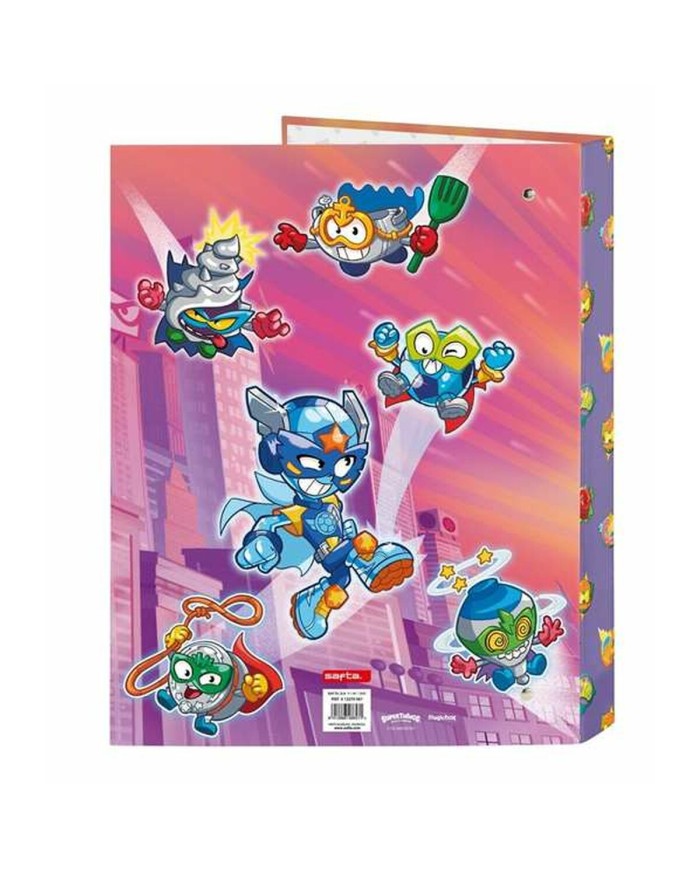 Raccoglitore ad anelli SuperThings Guardians Of Kazoom Viola 26,5 x 33 x 4 cm Raccoglitore ad anelli SuperThings Guardians Of Kazoom Viola 26,5 x 33 x 4 cm