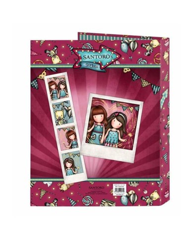 Raccoglitore ad anelli Gorjuss Fireworks Rosso Granato 26,5 x 33 x 4 cm Raccoglitore ad anelli Gorjuss Fireworks Rosso Granato 26,5 x 33 x 4 cm