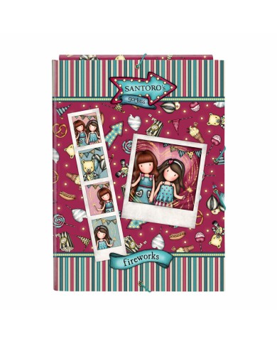 Fascicolo Gorjuss Fireworks Rosso Granato Fascicolo Gorjuss Fireworks Rosso Granato