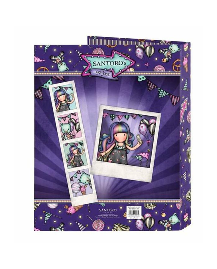 Raccoglitore ad anelli Gorjuss Up And Away Viola 26,5 x 33 x 4 cm