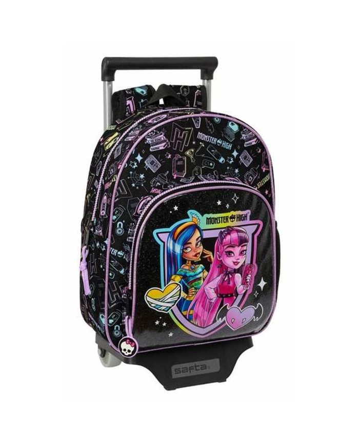 Trolley per la Scuola Monster High Nero 28 x 34 x 10 cm Trolley per la Scuola Monster High Nero 28 x 34 x 10 cm