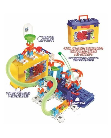 Pista da Corsa Vtech Marble Rush Storage Box 70 piezas
