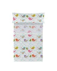 Set di Lenzuola HappyFriday Moshi Moshi Woodland Multicolore Singolo 2 Pezzi Set di Lenzuola HappyFriday Moshi Moshi Woodland Multicolore Singolo 2 Pezzi