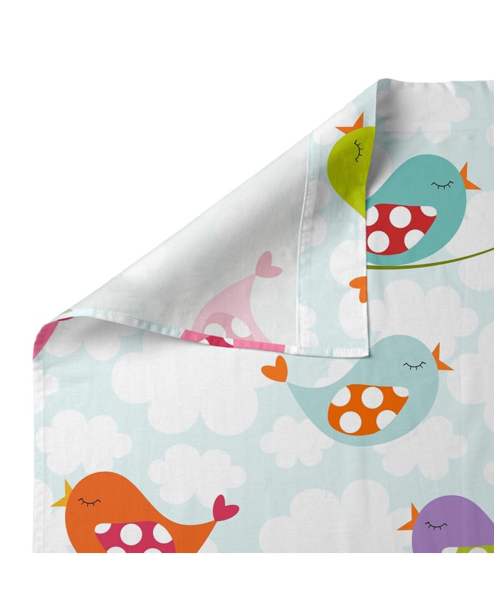 Set di Lenzuola HappyFriday Mr Fox Little Birds Multicolore Singolo 2 Pezzi Set di Lenzuola HappyFriday Mr Fox Little Birds Multicolore Singolo 2 Pezzi