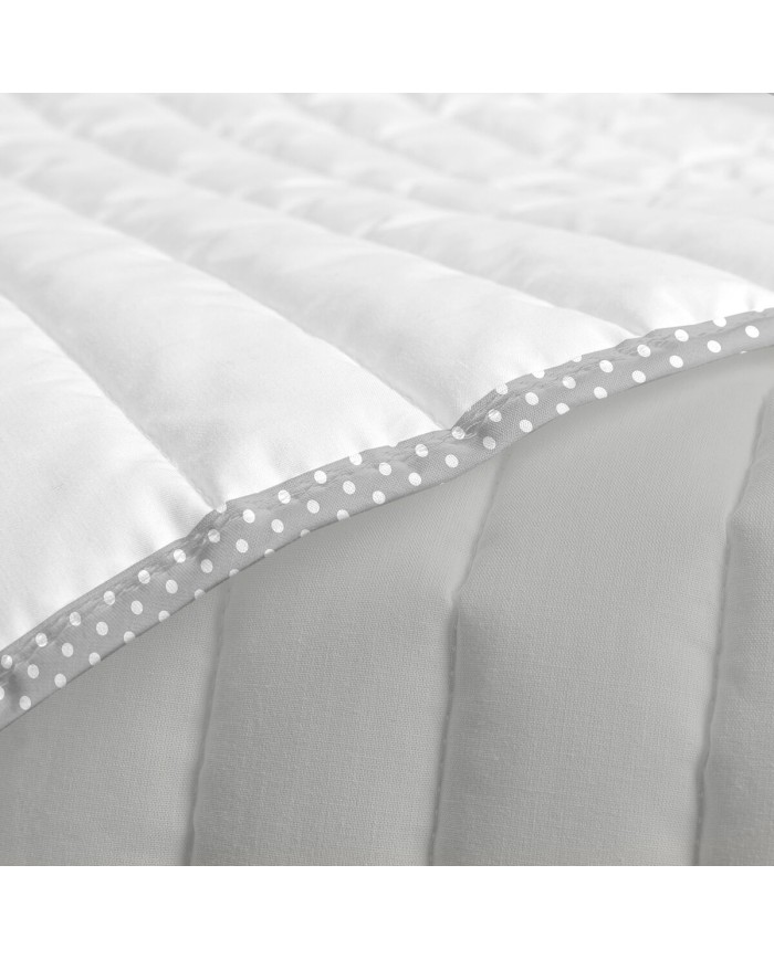 Trapunta HappyFriday Basic Kids Dash Grigio 100 x 130 cm Trapunta HappyFriday Basic Kids Dash Grigio 100 x 130 cm