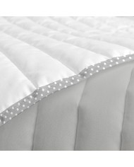 Trapunta HappyFriday Basic Kids Dash Grigio 100 x 130 cm Trapunta HappyFriday Basic Kids Dash Grigio 100 x 130 cm