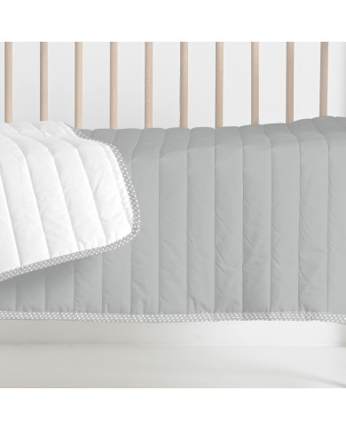 Trapunta HappyFriday Basic Kids Dash Grigio 100 x 130 cm Trapunta HappyFriday Basic Kids Dash Grigio 100 x 130 cm