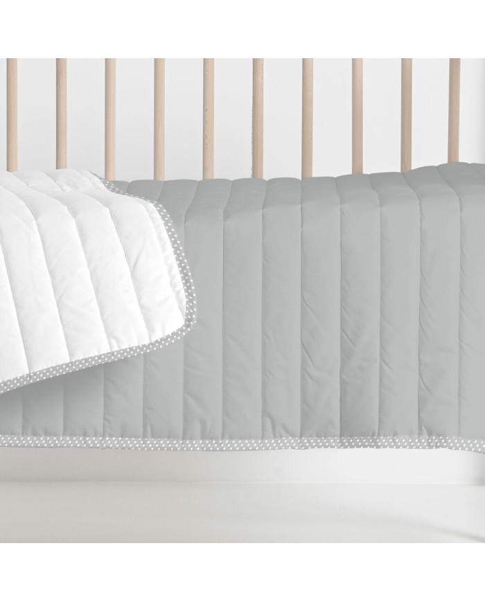 Trapunta HappyFriday Basic Kids Dash Grigio 100 x 130 cm Trapunta HappyFriday Basic Kids Dash Grigio 100 x 130 cm