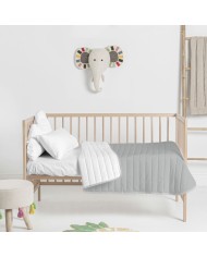 Trapunta HappyFriday Basic Kids Dash Grigio 100 x 130 cm Trapunta HappyFriday Basic Kids Dash Grigio 100 x 130 cm
