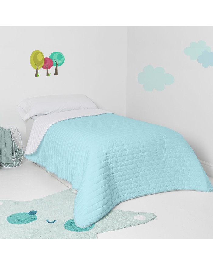 Trapunta HappyFriday Basic Kids Dash Azzurro 180 x 260 cm