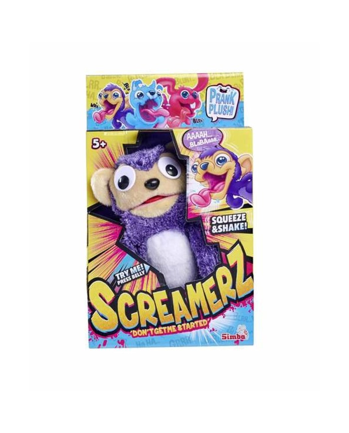Peluche con Suono Simba Screamerz Scimmia 30 cm Viola Peluche con Suono Simba Screamerz Scimmia 30 cm Viola
