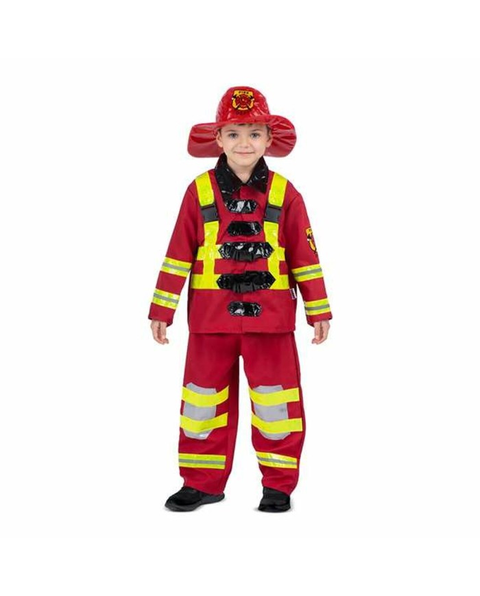 Costume per Bambini My Other Me Rosso Pompiere M 7-9 Anni Costume per Bambini My Other Me Rosso Pompiere M 7-9 Anni