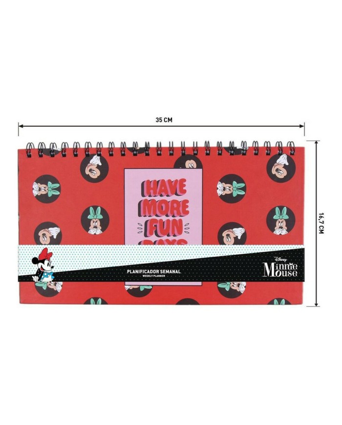 Agenda settimanale Minnie Mouse Blocchetto Agenda settimanale Minnie Mouse Blocchetto