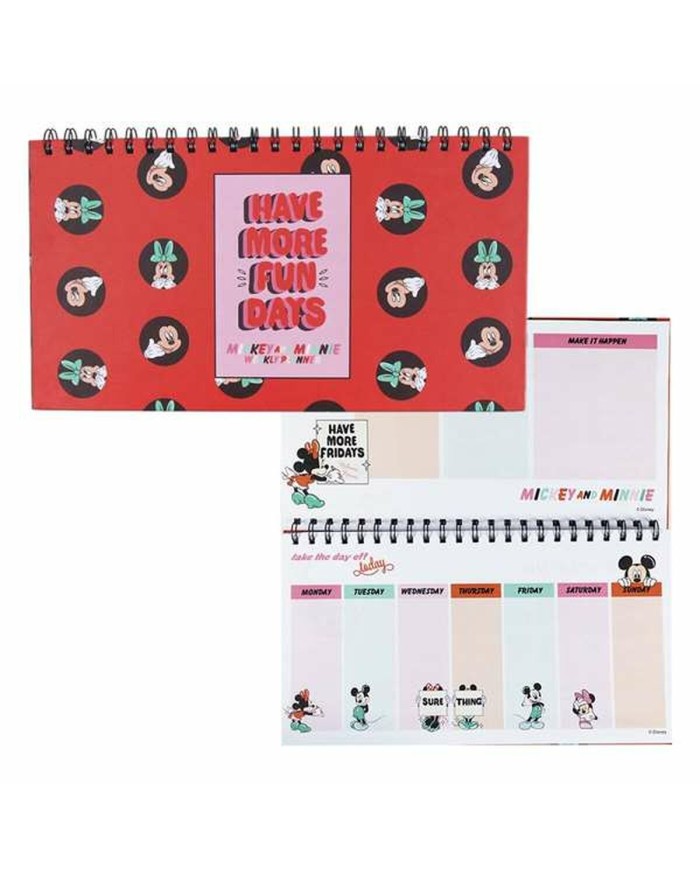 Agenda settimanale Minnie Mouse Blocchetto Agenda settimanale Minnie Mouse Blocchetto