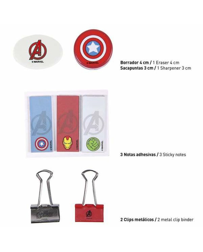 Set di Cancelleria The Avengers (12 pcs)