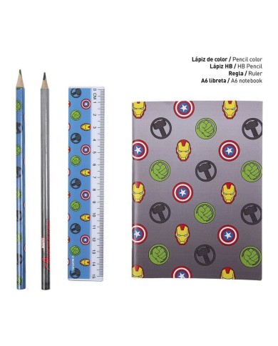 Set di Cancelleria The Avengers (12 pcs) Set di Cancelleria The Avengers (12 pcs)