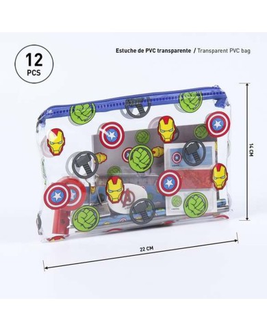 Set di Cancelleria The Avengers (12 pcs) Set di Cancelleria The Avengers (12 pcs)