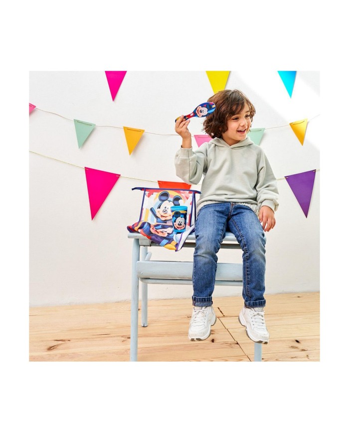 Set da Bagno da Viaggio per Bambini Mickey Mouse (4 pcs)