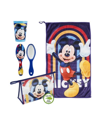 Set da Bagno da Viaggio per Bambini Mickey Mouse (4 pcs) Set da Bagno da Viaggio per Bambini Mickey Mouse (4 pcs)