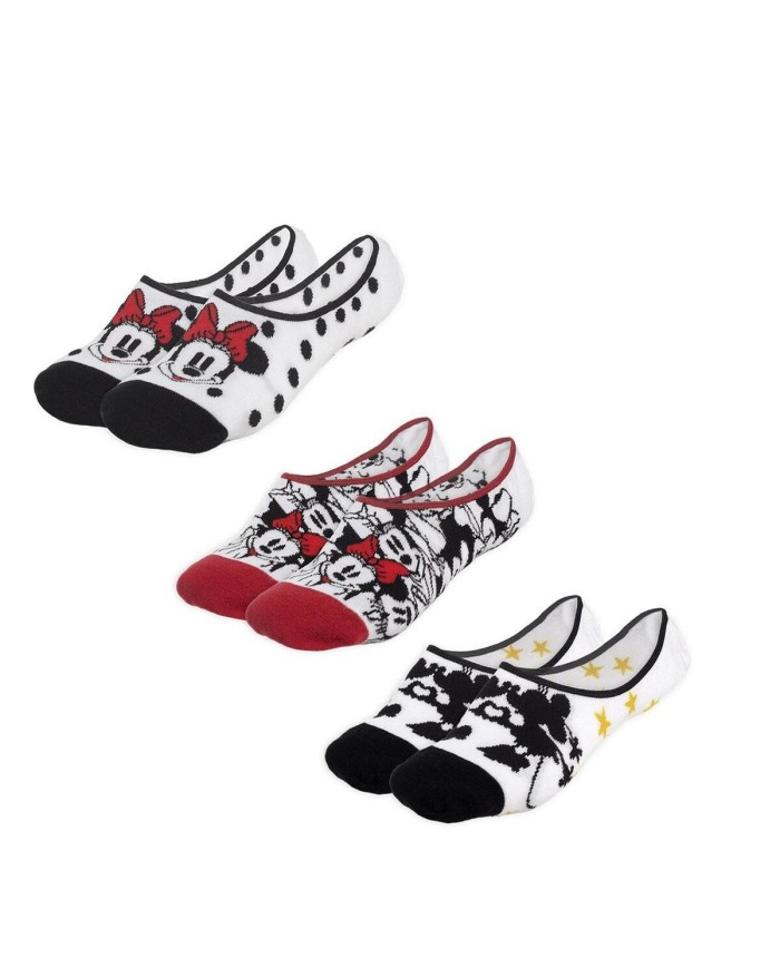 Calzini Minnie Mouse 3 Pezzi Calzini Minnie Mouse 3 Pezzi
