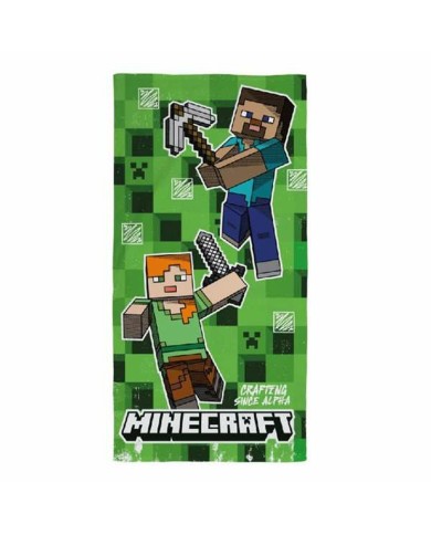 Telo da Mare Minecraft 70 x 140 cm Poliestere Telo da Mare Minecraft 70 x 140 cm Poliestere